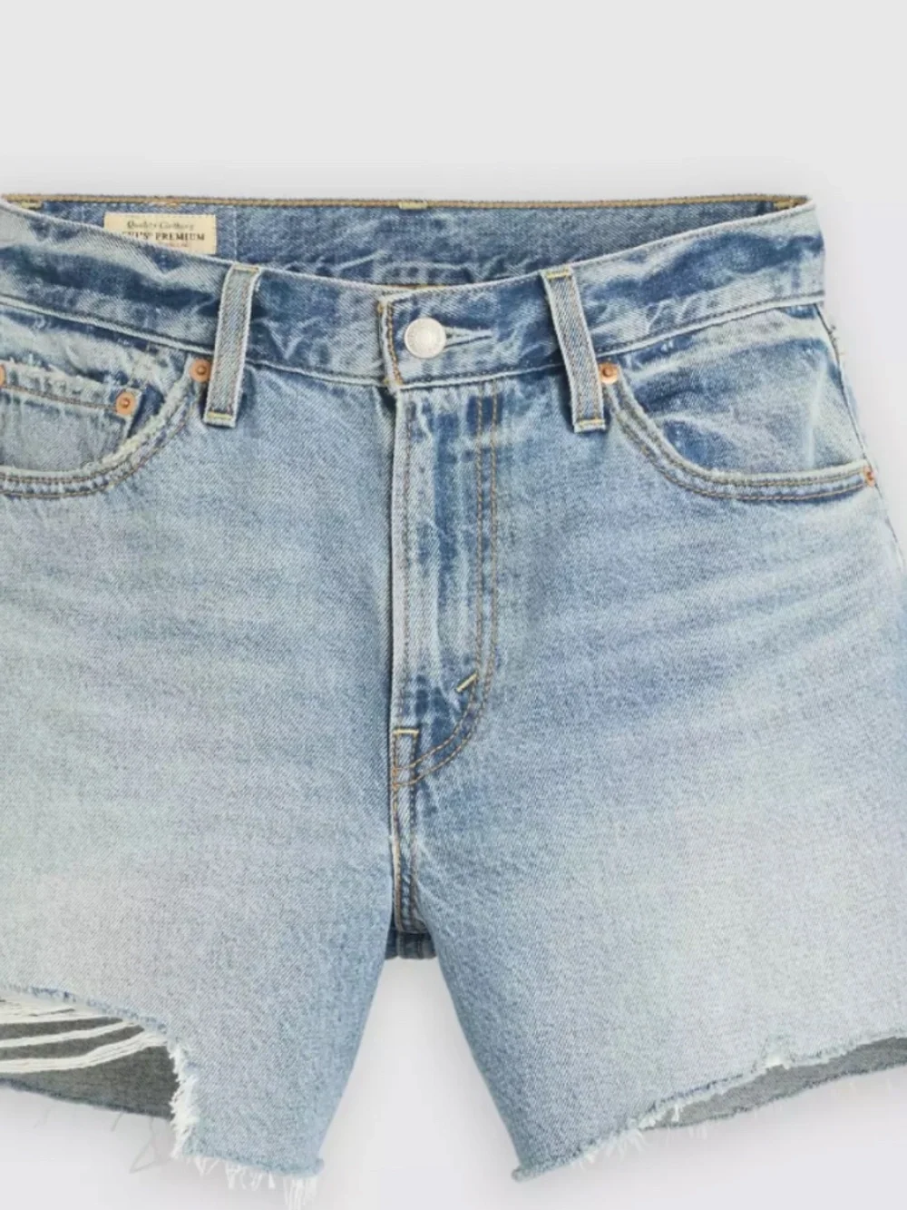 Levi's Ribcage Denim Shorts